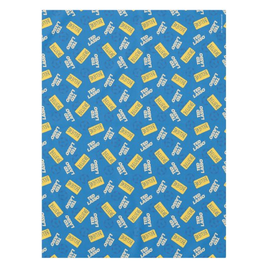 テッドなげなわ |信じサインとボールのトスパターン テーブルクロス (正面)