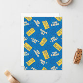 テッドなげなわ |信じサインとボールのトスパターン ノートカード (正面/裏面インサイチュ)