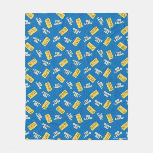 テッドなげなわ |信じサインとボールのトスパターン フリースブランケット (正面)