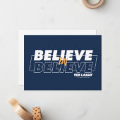 テッドなげなわ 信じ信じ| ノートカード (正面/裏面インサイチュ)