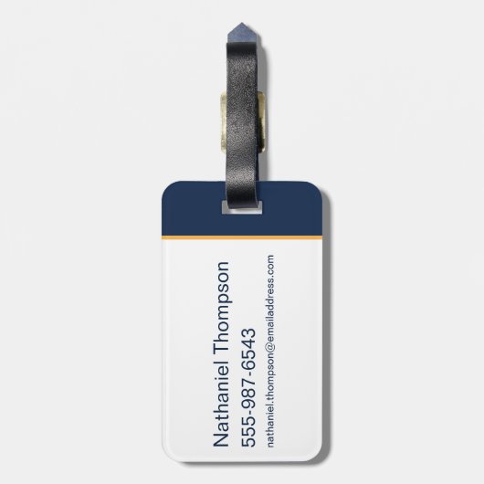 テッドなげなわ 信じ信じ| ラゲッジタグ (裏面縦)