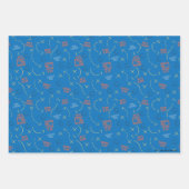 テッドなげなわ |彼はプレイブックパターンを持っている ラッピングペーパーシート (正面2)