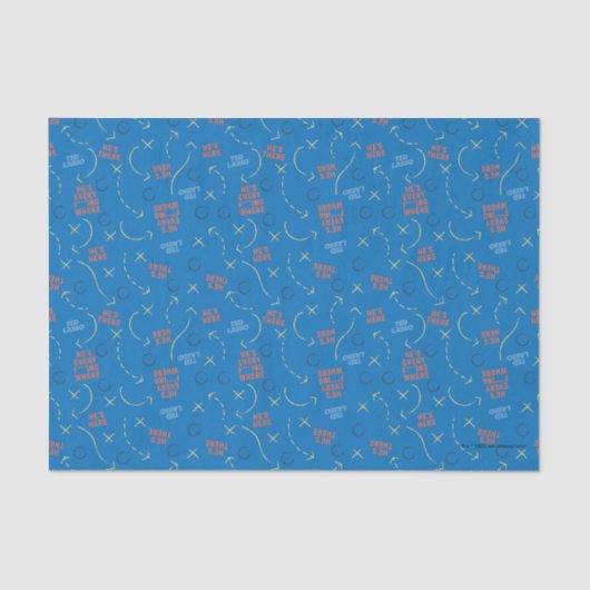 テッドなげなわ |彼はプレイブックパターンを持っている 薄葉紙 (正面)