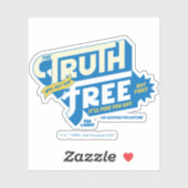 テッドなげなわ |真実があなたを自由にする シール (シート)