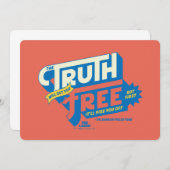 テッドなげなわ |真実があなたを自由にする ノートカード (正面/裏面)