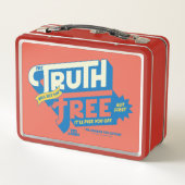 テッドなげなわ |真実があなたを自由にする メタルランチボックス (裏面)