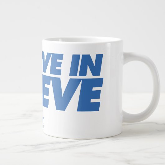 テッドなげなわ |私信じは信じで ジャンボコーヒーマグカップ (右)