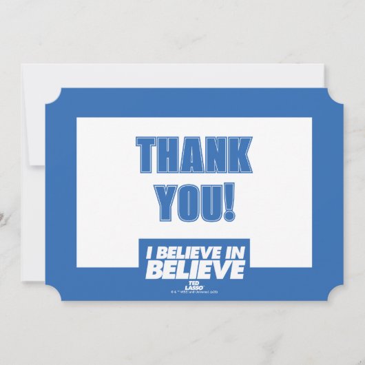 テッドなげなわ |私信じは信じで ノートカード (正面)