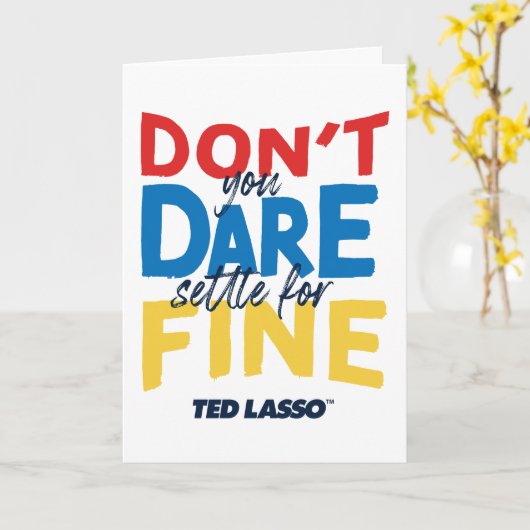 テッドなげなわ |覚悟を決めな素晴らしい カード (黄色い花)