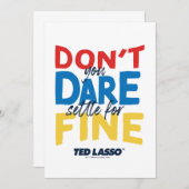 テッドなげなわ |覚悟を決めな素晴らしい ノートカード (正面/裏面)