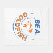 テッドなげなわ |金魚になる フリースブランケット (正面(横))