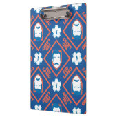 テッドなげなわ |顔とボールのひし形 クリップボード (左)