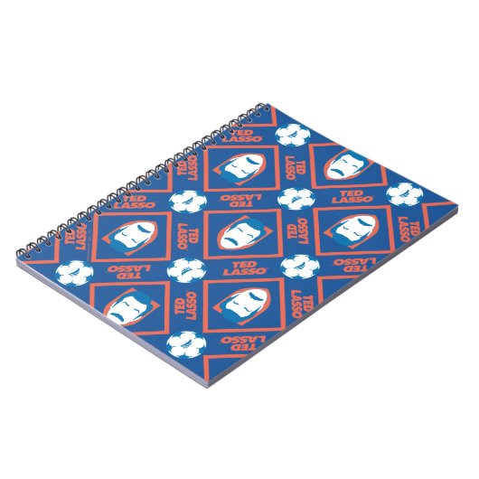 テッドなげなわ |顔とボールのひし形 ノートブック (左側)