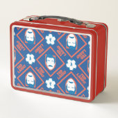 テッドなげなわ |顔とボールのひし形 メタルランチボックス (裏面)