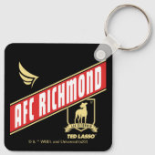 テッドなげなわ | AFCリッチモンドのアスレティックバナー キーホルダー (裏面)