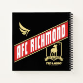 テッドなげなわ | AFCリッチモンドのアスレティックバナー ノートブック (裏面)