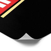 テッドなげなわ | AFCリッチモンドのアスレティックバナー ポスター (角)