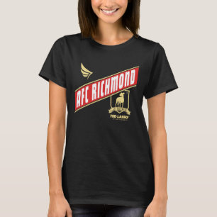 テッドなげなわ AFCリッチモンドのアスレティックバナー Tシャツ
