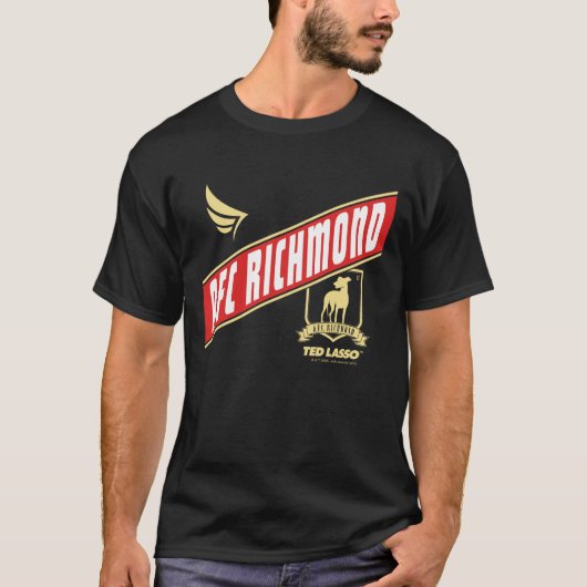 テッドなげなわ | AFCリッチモンドのアスレティックバナー Tシャツ (正面)