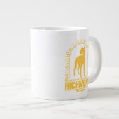 テッドなげなわ | AFCリッチモンド金ゴールドアーチ型ロゴ ジャンボコーヒーマグカップ (正面右)