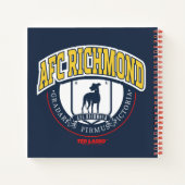 テッドなげなわ | AFCリッチモンド陸上サークルバッジ ノートブック (裏面)