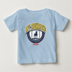 テッドなげなわ AFCリッチモンド陸上サークルバッジ ベビーTシャツ