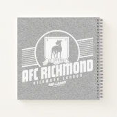 テッドなげなわ | AFCリッチモンド陸上競技ストライプグラフィック ノートブック (裏面)