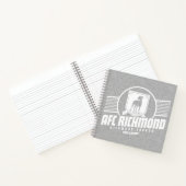 テッドなげなわ | AFCリッチモンド陸上競技ストライプグラフィック ノートブック (内部)