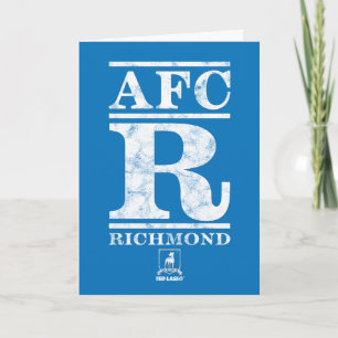 テッドなげなわ AFC R Richmond文字ロゴ カード