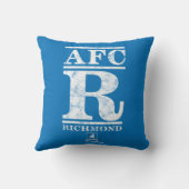 テッドなげなわ | AFC R Richmond文字ロゴ クッション (裏面)