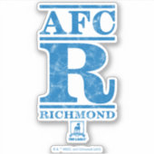 テッドなげなわ | AFC R Richmond文字ロゴ シール (正面)
