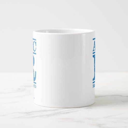 テッドなげなわ | AFC R Richmond文字ロゴ ジャンボコーヒーマグカップ (正面)