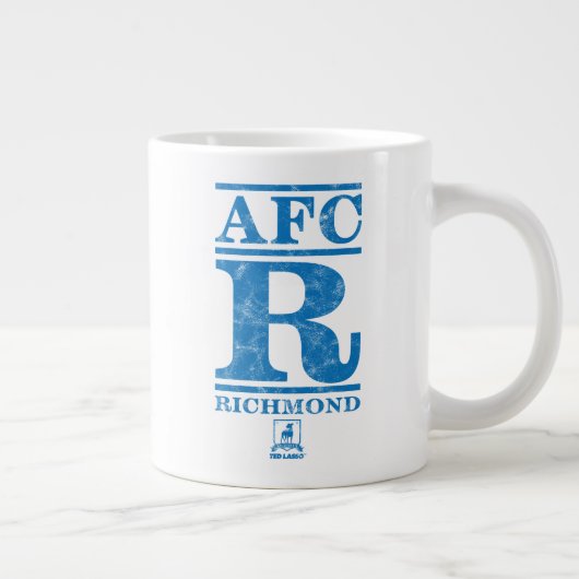 テッドなげなわ | AFC R Richmond文字ロゴ ジャンボコーヒーマグカップ (右)