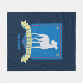 テッドなげなわ | AFC Richmondチームロゴ フリースブランケット (正面(横))