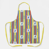 テッドなげなわ | AFC Richmondロゴストライプパターン エプロン (正面)