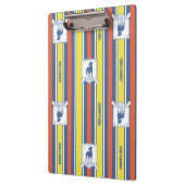 テッドなげなわ | AFC Richmondロゴストライプパターン クリップボード (左)