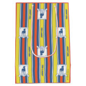 テッドなげなわ | AFC Richmondロゴストライプパターン ミディアムペーパーバッグ (裏面)