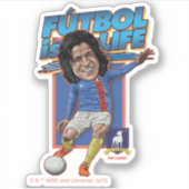 テッドなげなわ Dani Rojas Bobblerhad シール (正面)