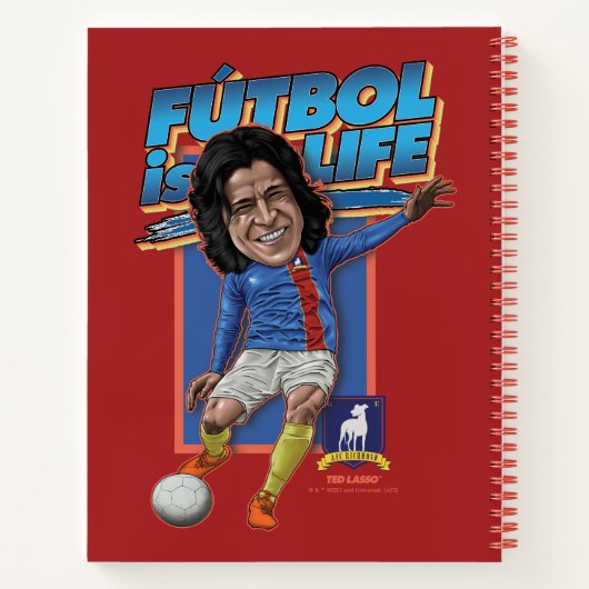 テッドなげなわ Dani Rojas Bobblerhad ノートブック (裏面)