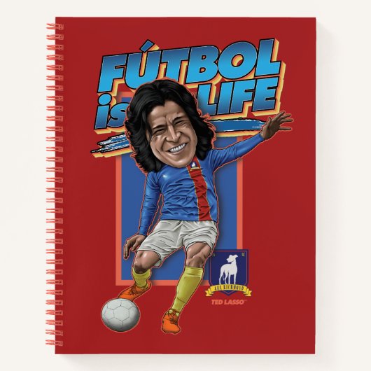 テッドなげなわ Dani Rojas Bobblerhad ノートブック (正面)