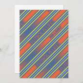 テッドなげなわ | Futbolはライフストライプパターン ノートカード (正面/裏面)