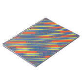 テッドなげなわ | Futbolはライフストライプパターン ノートブック (左側)