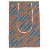 テッドなげなわ | Futbolはライフストライプパターン ミディアムペーパーバッグ (裏面)