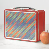 テッドなげなわ | Futbolはライフストライプパターン メタルランチボックス (インサイチュ)