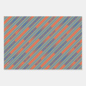 テッドなげなわ | Futbolはライフストライプパターン ラッピングペーパーシート (正面3)