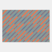 テッドなげなわ | Futbolはライフストライプパターン ラッピングペーパーシート (正面2)