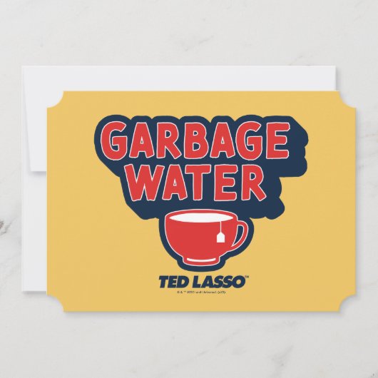 テッドなげなわ | Garbage Water Tea Graphic ノートカード (正面)
