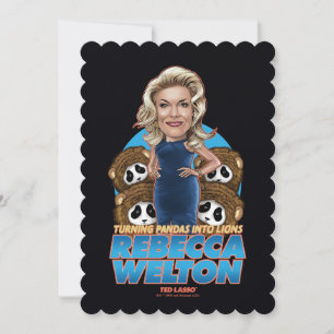 テッドなげなわ Rebecca Welton Bobblehead ノートカード