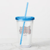 テッドなげなわ | Roy Kentエフェクトタイポグラフィ図 アクリルタンブラー (裏面)