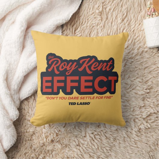 テッドなげなわ | Roy Kentエフェクトタイポグラフィ図 クッション (ブランケット)